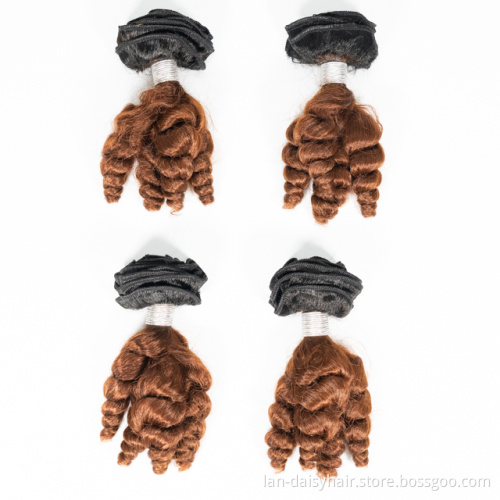 Red Short Curly Human Hair 6 Inches Short Body wave In Wholesale Cheap Price From Factory Directly